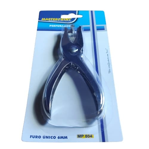 Perfurador Furador Alicate Papel de 1 Furo em Metal Aço Resistente