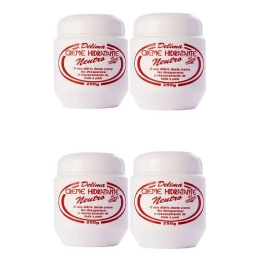 Kit  Creme Hidratante Delima (4 Unidades) - Suave Fragance