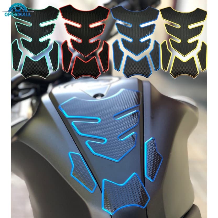 3D Adesivo Protetor De Tanque De Combustível Para Motocicletas Decalque De Fibra De Carbono Adesivos Decoração De Carros