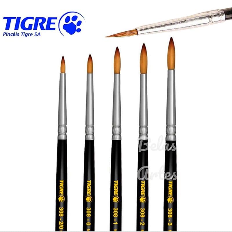 Pincel Pelo Marta 308 - Tigre