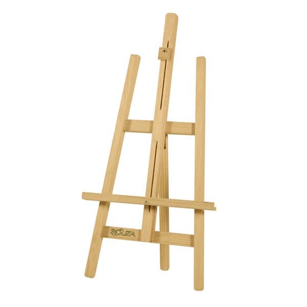 Cavalete De Mesa Para Pintura 4105 Madeira Pinus Cor Natural 75 Cm - Souza