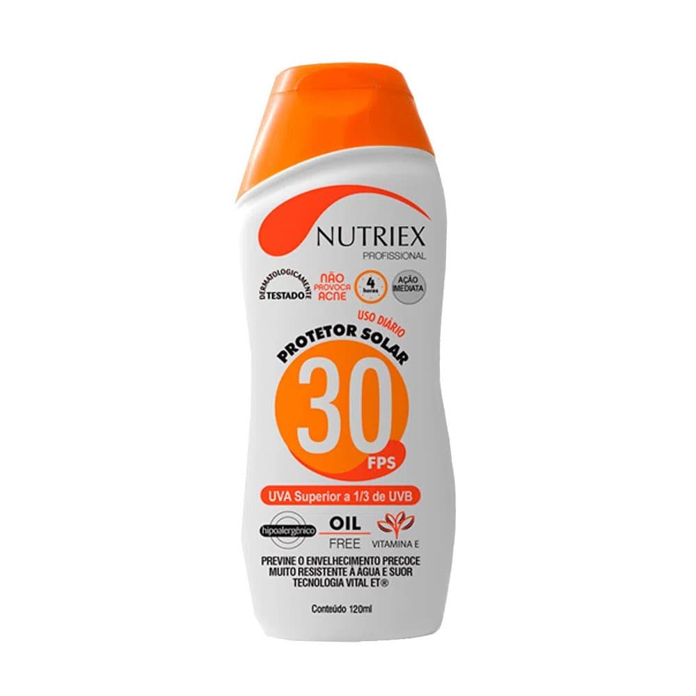 Protetor Solar FPS 30 Nutriex 120ml