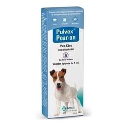 Pulvex Pour-on Cães(auxilia Leishmaniose Visceral)antipulgas