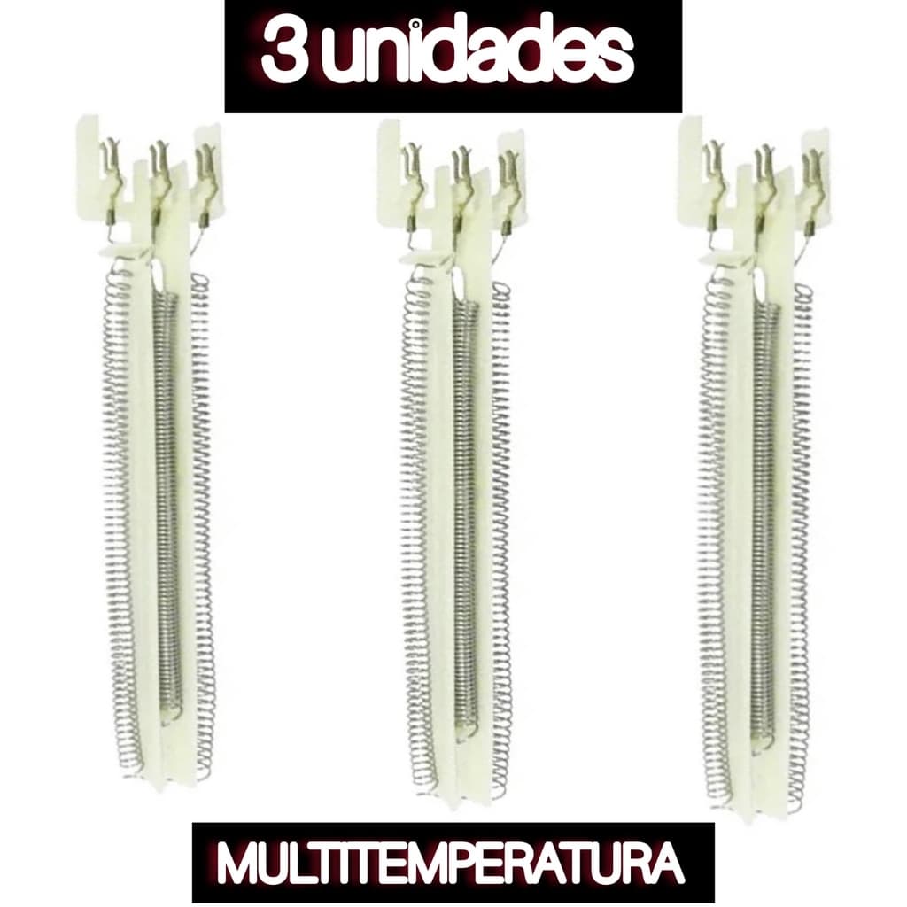 Resistência Advanced E Top Jet MULTITEMPERATURA Kit 3 Unidades 127V Ou 220V 7.500W 6.400W 5.500W