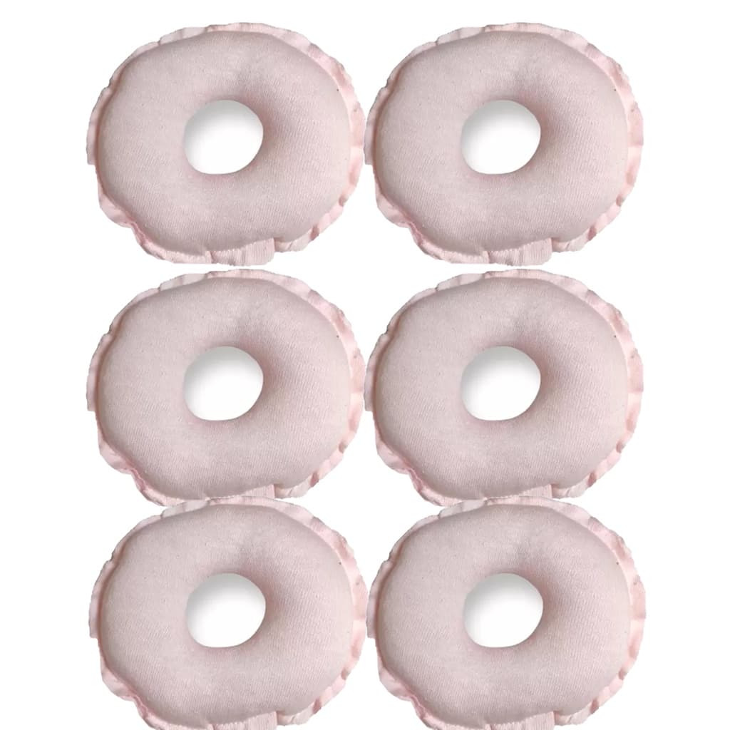 Kit 6 rosquinhas amamentação protetor mamilo absorvente ( 3 pares )