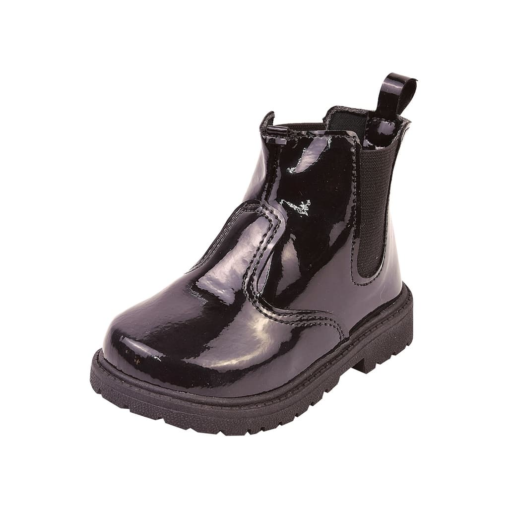 Botinha Infantil Coturno Chelsea Confortável Modinha Tratorado Baixo Criança