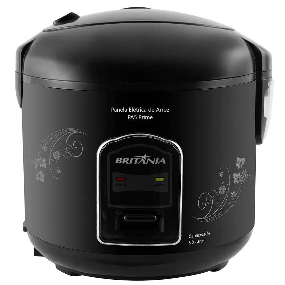 Panela de Arroz Britânia PA5 Prime Preta 220V