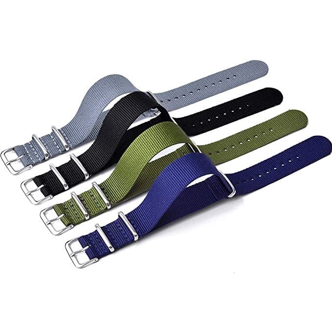 Pulseira 20mm Nato Zulu Work Para Smartwatch Relógio Inteligente Digital Analógico