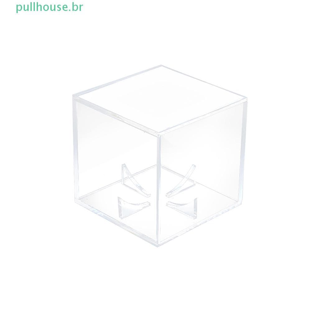 PULLHOUSE Caixa De Beisebol Souvenir Bola De Golfe Acrílico Tênis Transparente De 9 Polegadas