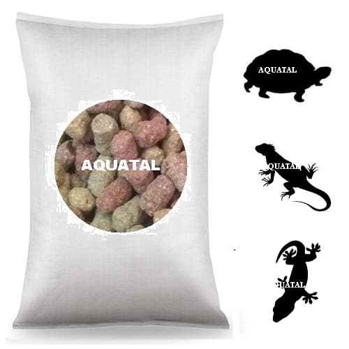 Ração para Répteis 3kg Tartarugas Terrestre Jabuti Iguana Gecko 3kg Id 7 Aquatal