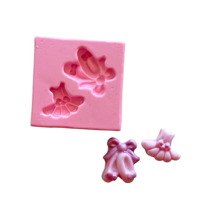 MOLDE DE SILICONE BAILARINA SAPATILHA VESTIDO