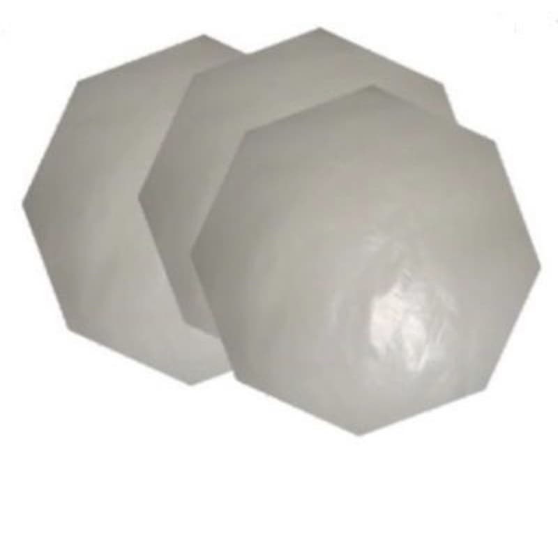 100 FOLHAS Papel manteiga 30CM octogonal. Forro higiênico para caixas de pizza