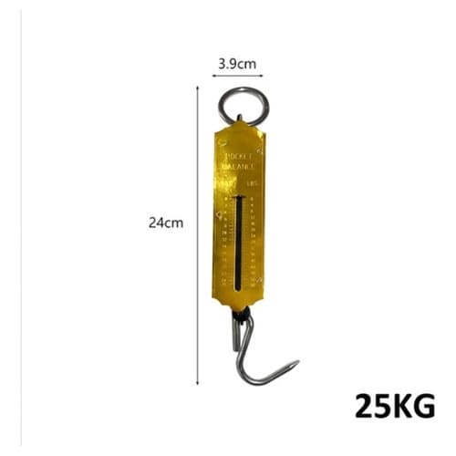 balança romana 25kg para carne peixe mala de viagem ferramenta