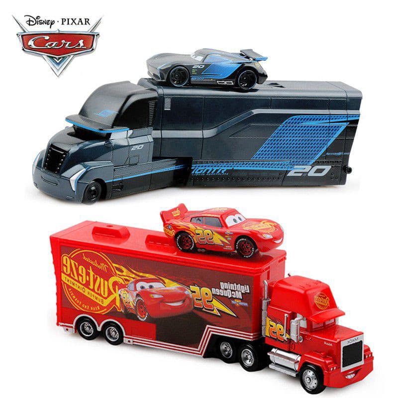 Pixar Carros Brinquedos Relâmpago McQueen Jackson Storm Mack Tio Truck 1 : 55 Modelo De Carro Fundido Para Crianças