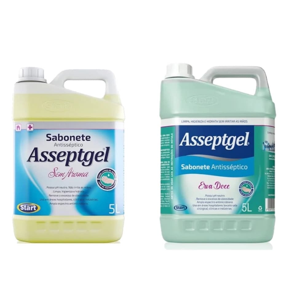 Sabonete Antisséptico Asseptgel - 5 Litros