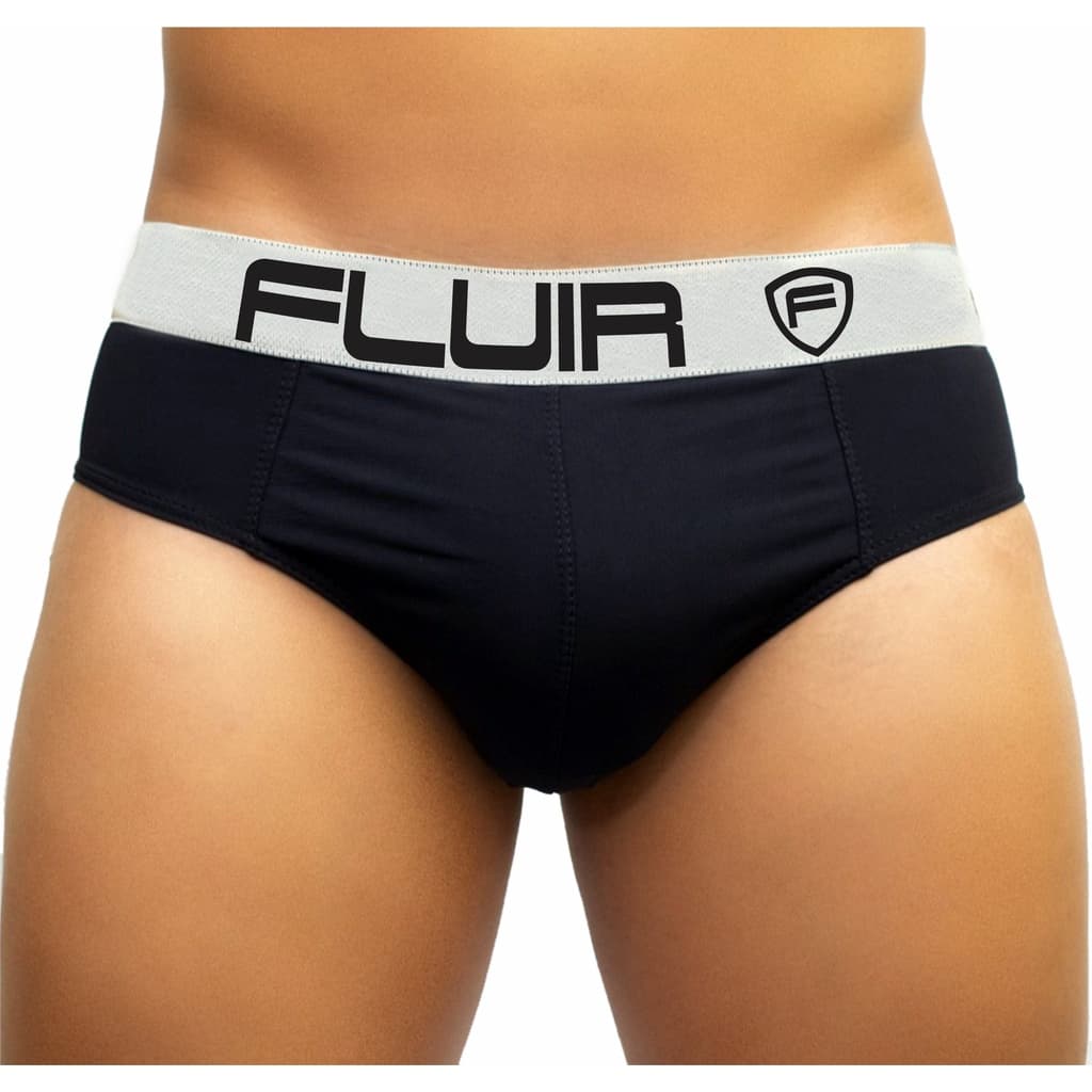 Cueca Slip Masculina Microfibra com Forro Algodão Confortável Kit Adulto