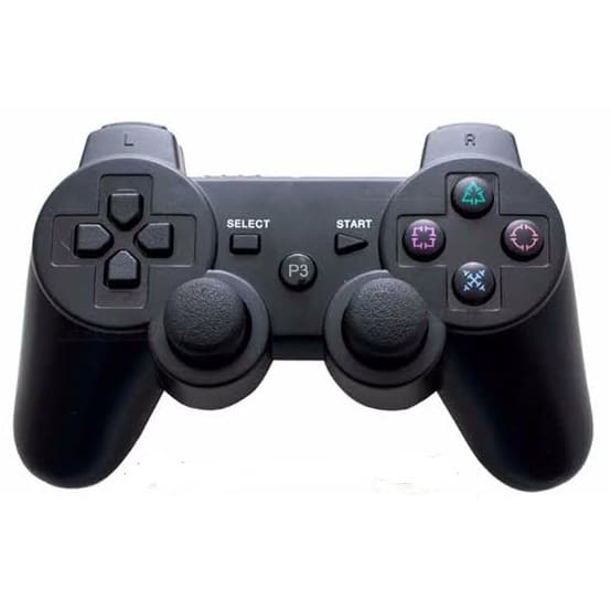 Controle Wireless Double Shock Sem Fio Compativel Para Ps3