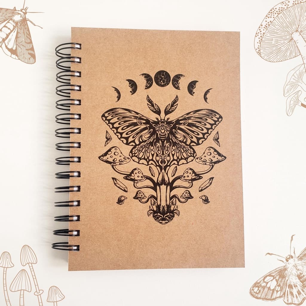 Caderno Sketchbook Desenho e Aquarela A5 21x15cm - 90g, 120g, 240g - Capa Kraft Flexível