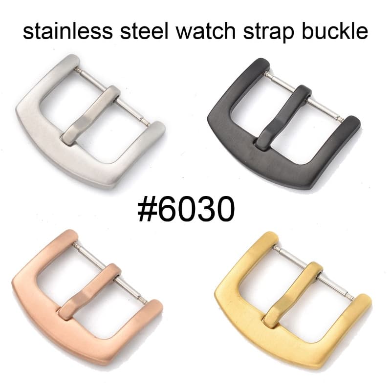 Watch Buckle for 16mm 18mm 20mm 22mm 24mm 26mm Stainless Steel Watchband Clasp Brushed Matte Replacement Watch Buckle