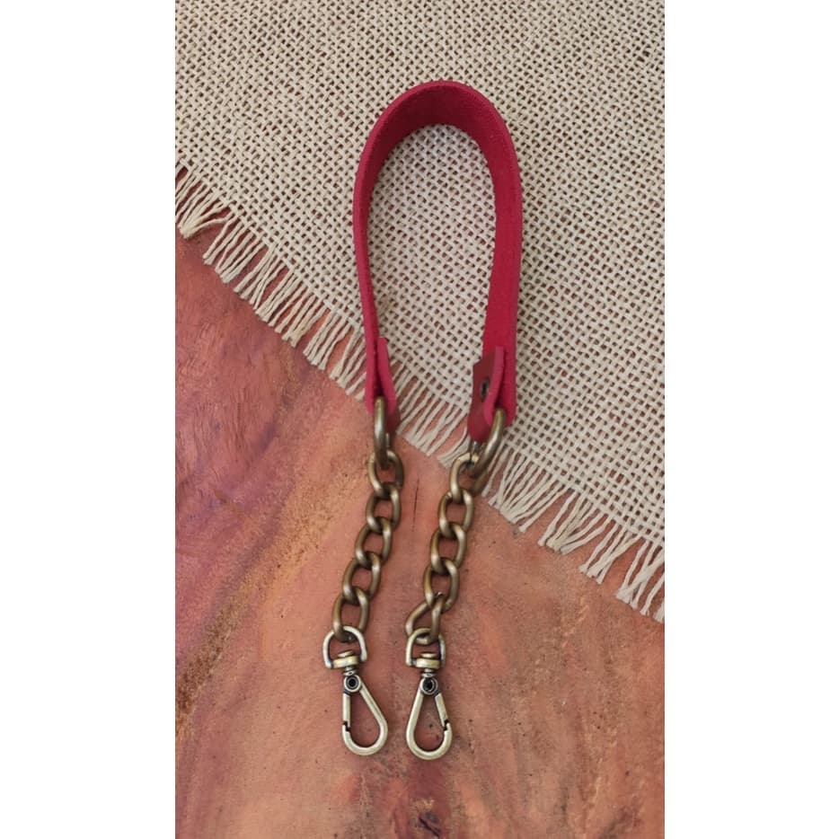 Alça de Mão/Ombro em Sintético e corrente com 55cm - VENDIDA POR UNIDADE
