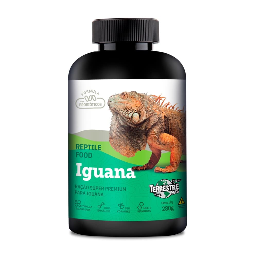 Ração Super Premium Para Iguana Terrestre Pets  280g