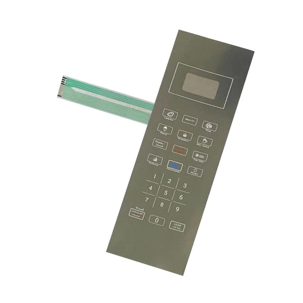 TECLADO COMPATIVEL MICROONDAS PMO34E - ESPELHADA - PM034E