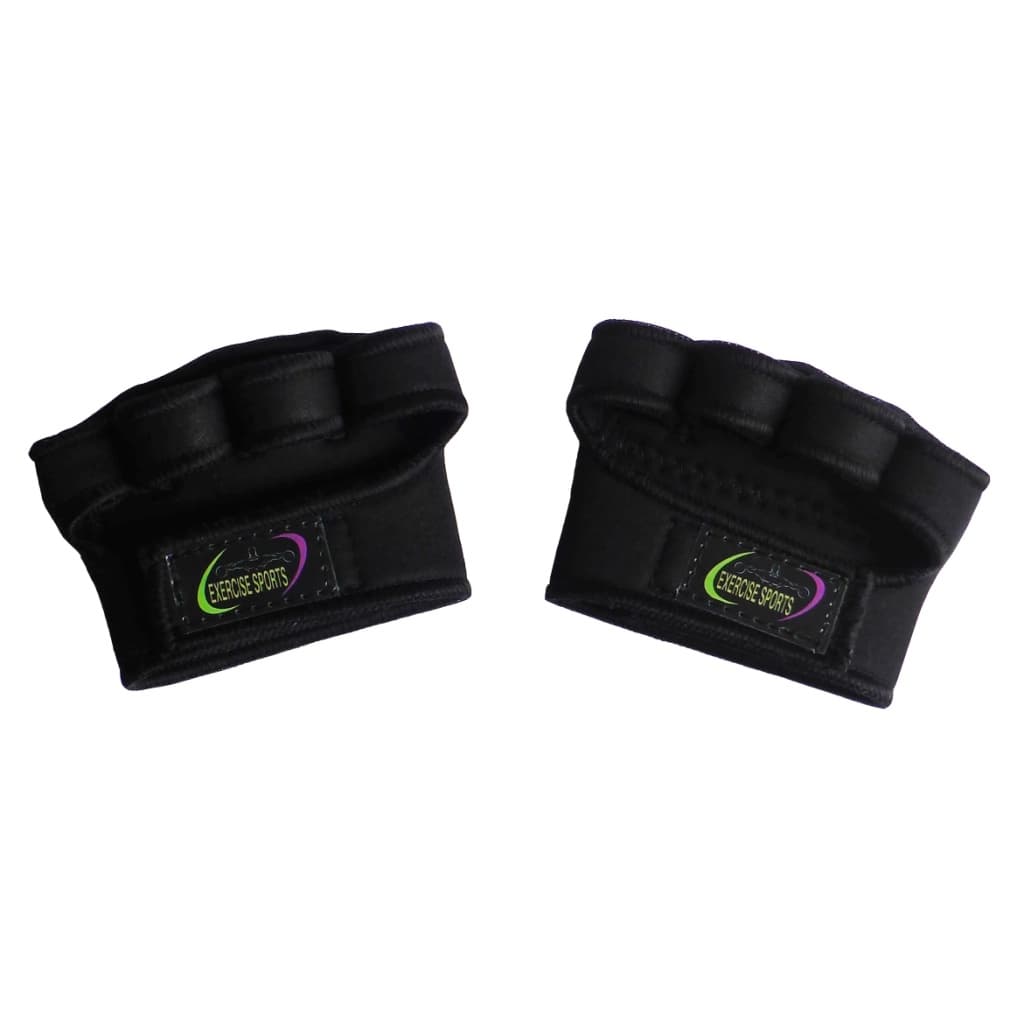 Luva Academia, Musculação - Modelo com Meia Luva Preta