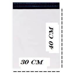 100 Envelope de Segurança  30x40 100 pecas Branco Gelo Premium