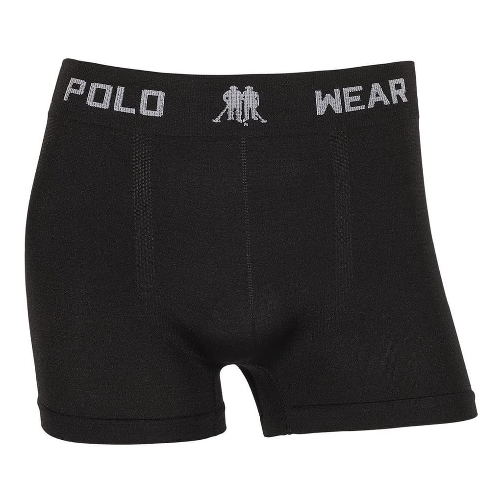 Cueca Polo Wear Microfibra Lisa Boxer Sem Costura Alta Qualidade