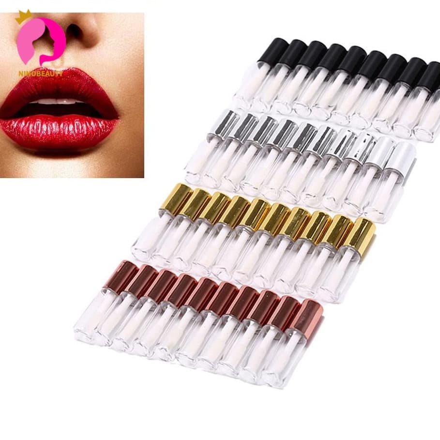 💄 KIT 10 TUBOS Gloss Vazio 1.2ml - Recarregável, Viagem!