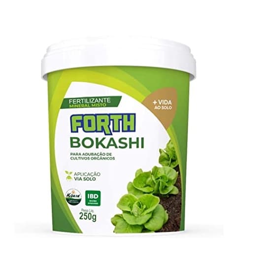 Adubo Fertilizante Forth Bokashi 250g Para Cultivos Orgânico