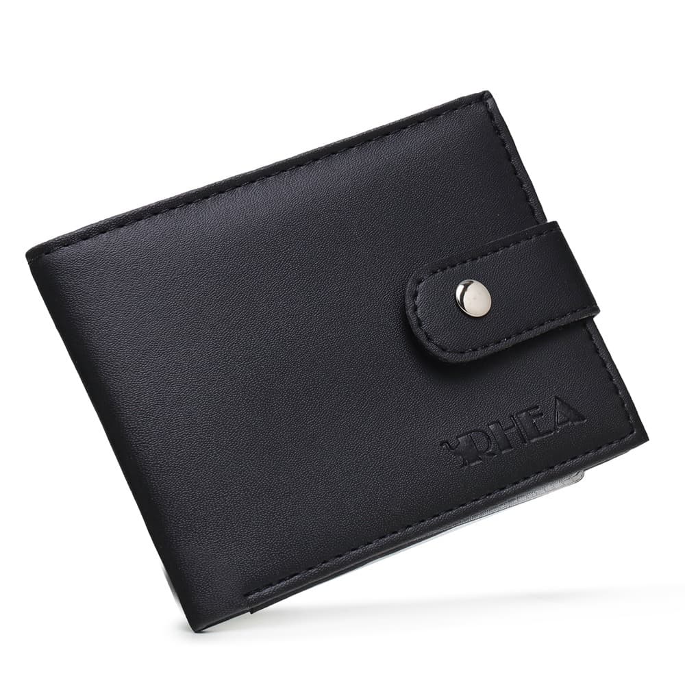 carteira masculina social grande fecho pressão linda barata