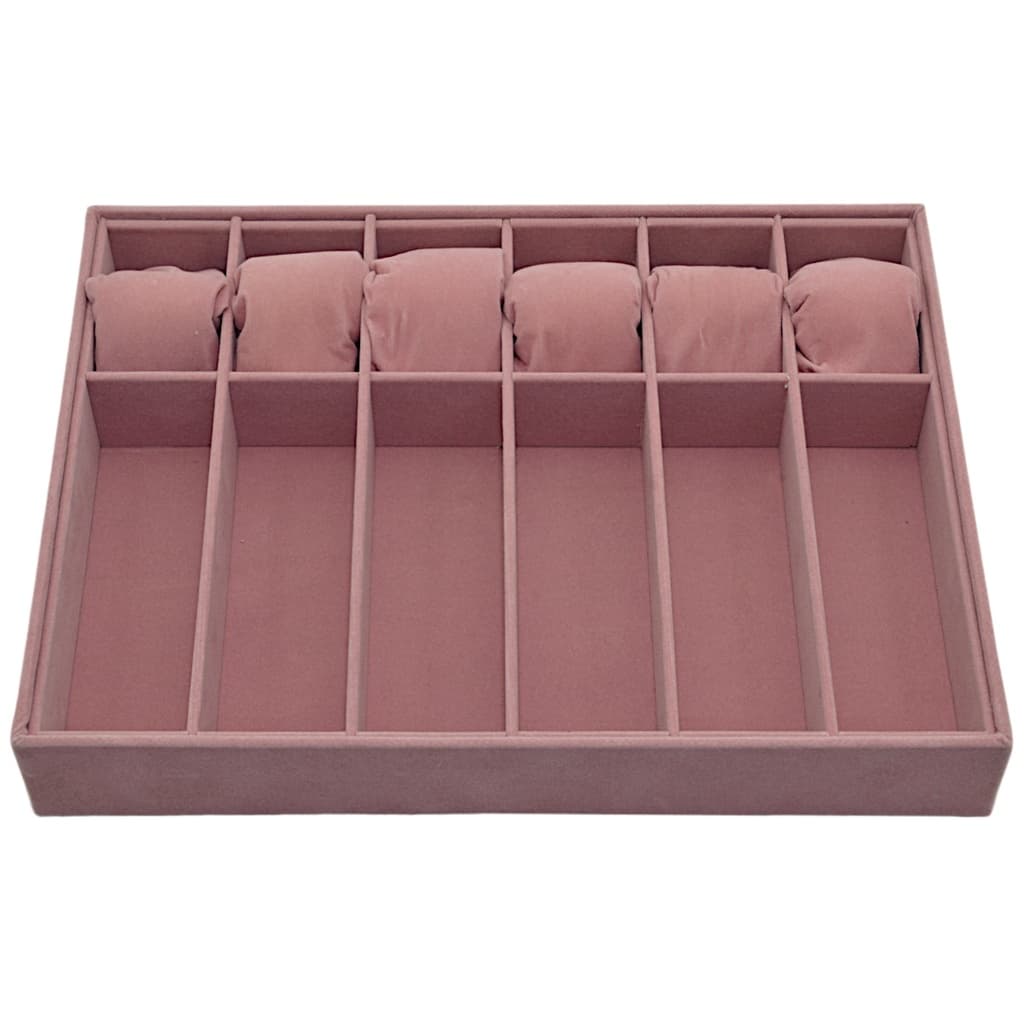 Bandeja organizadora Para 6 Relógios E 6 Óculos Acompanha 06 Almofadas em veludo