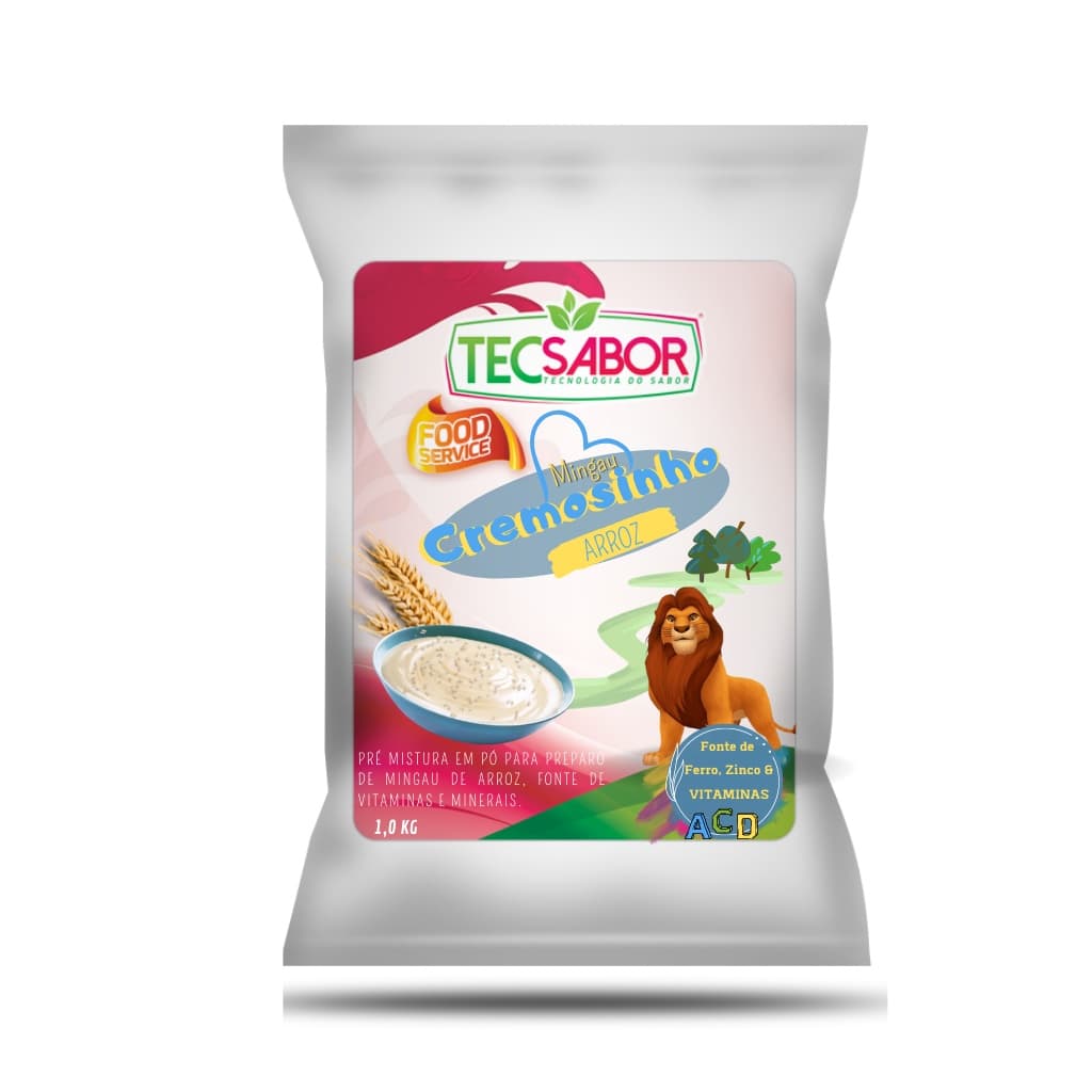 Mingau Cremosinho Arroz 1Kg TecSabor