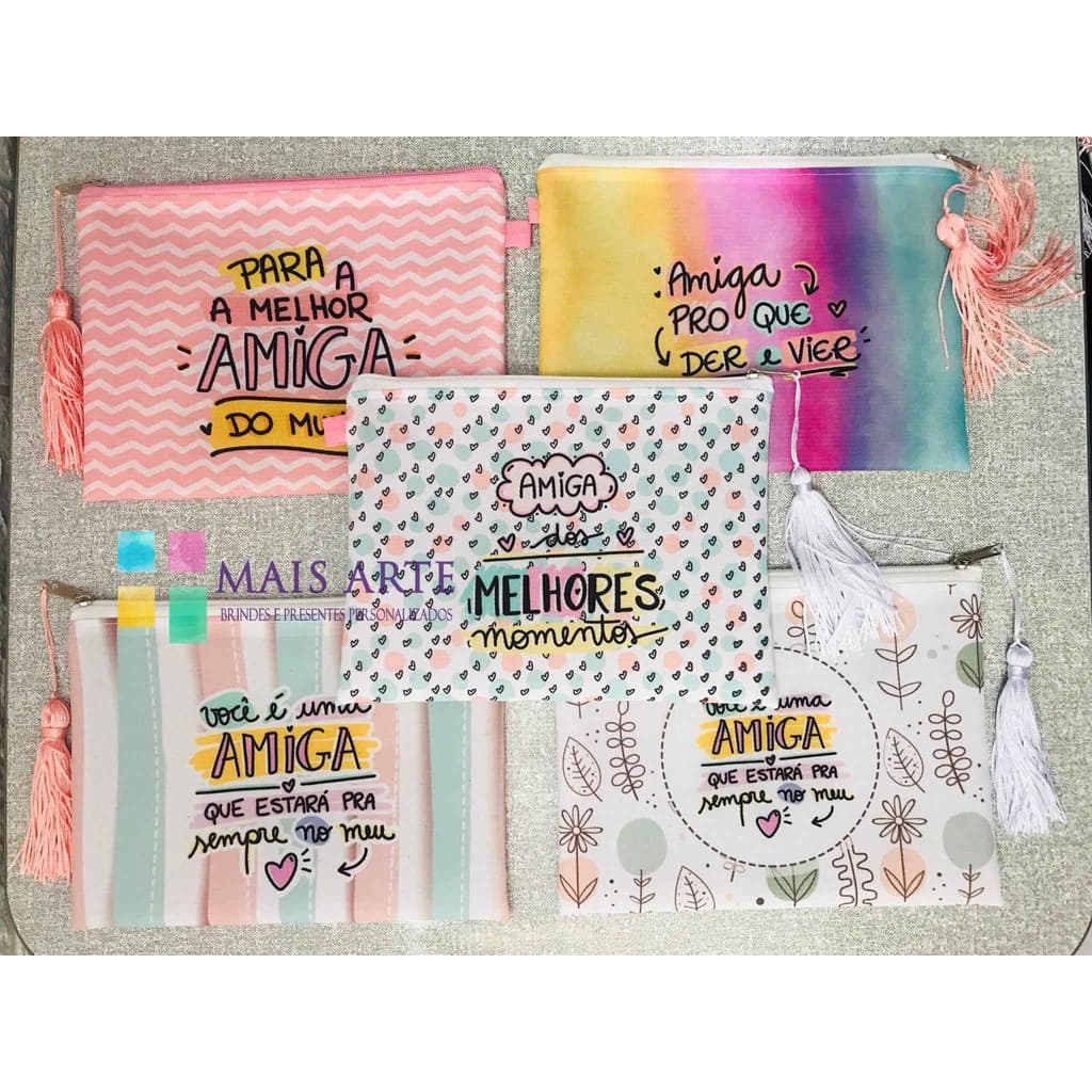 kit 5 necessaires tema AMIGA