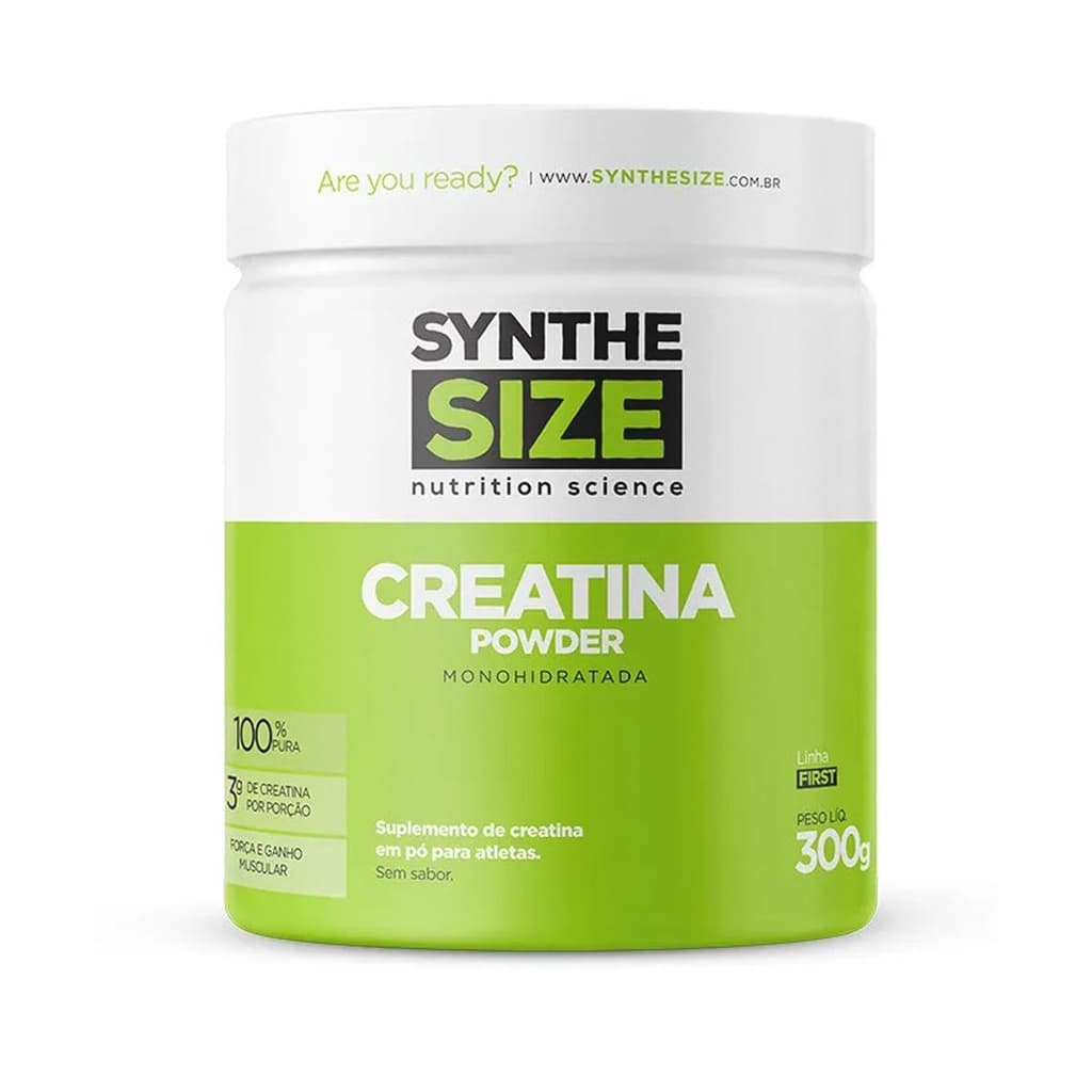 Creatina Pura Monohidratada 300g - Synthesize