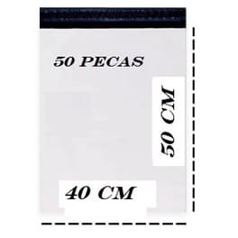 50 Envelopes 40X50 Plásticos de Segurança 50 pecas tamanhos