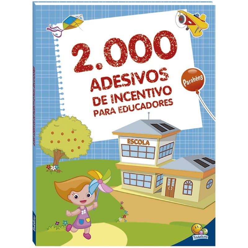 2000 Adesivos de Incentivo para Educadores - Todolivro - Adesivos para Professores