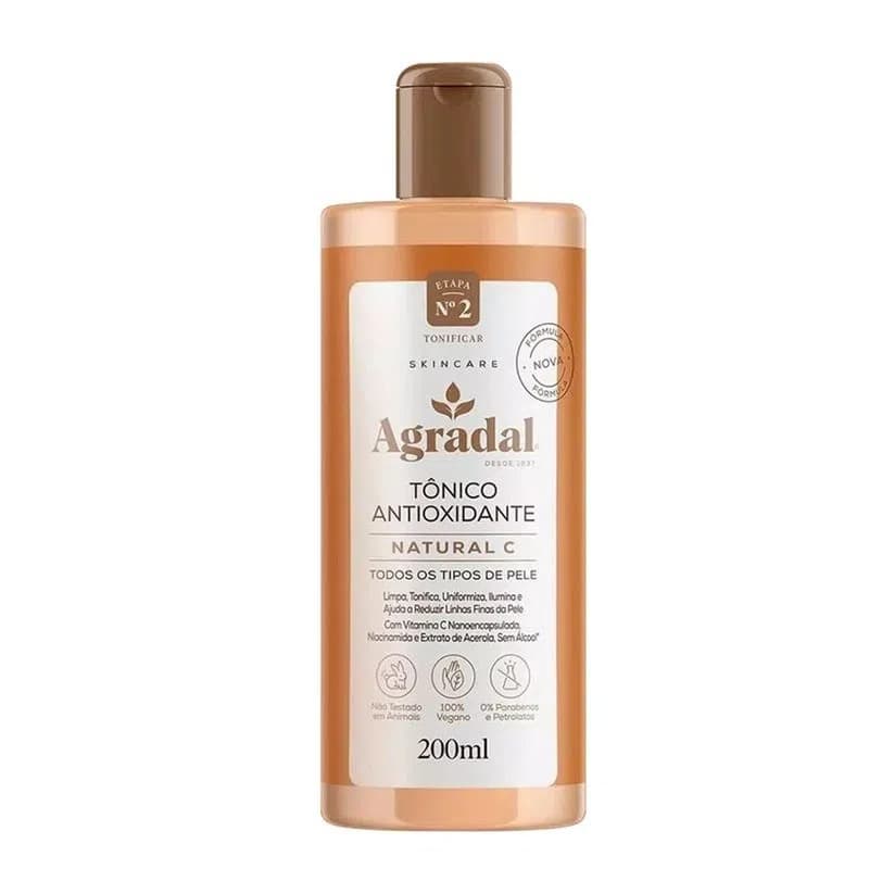 TÔNICO AGRADAL ANTIOXIDANTE NATURAL C 200 ml