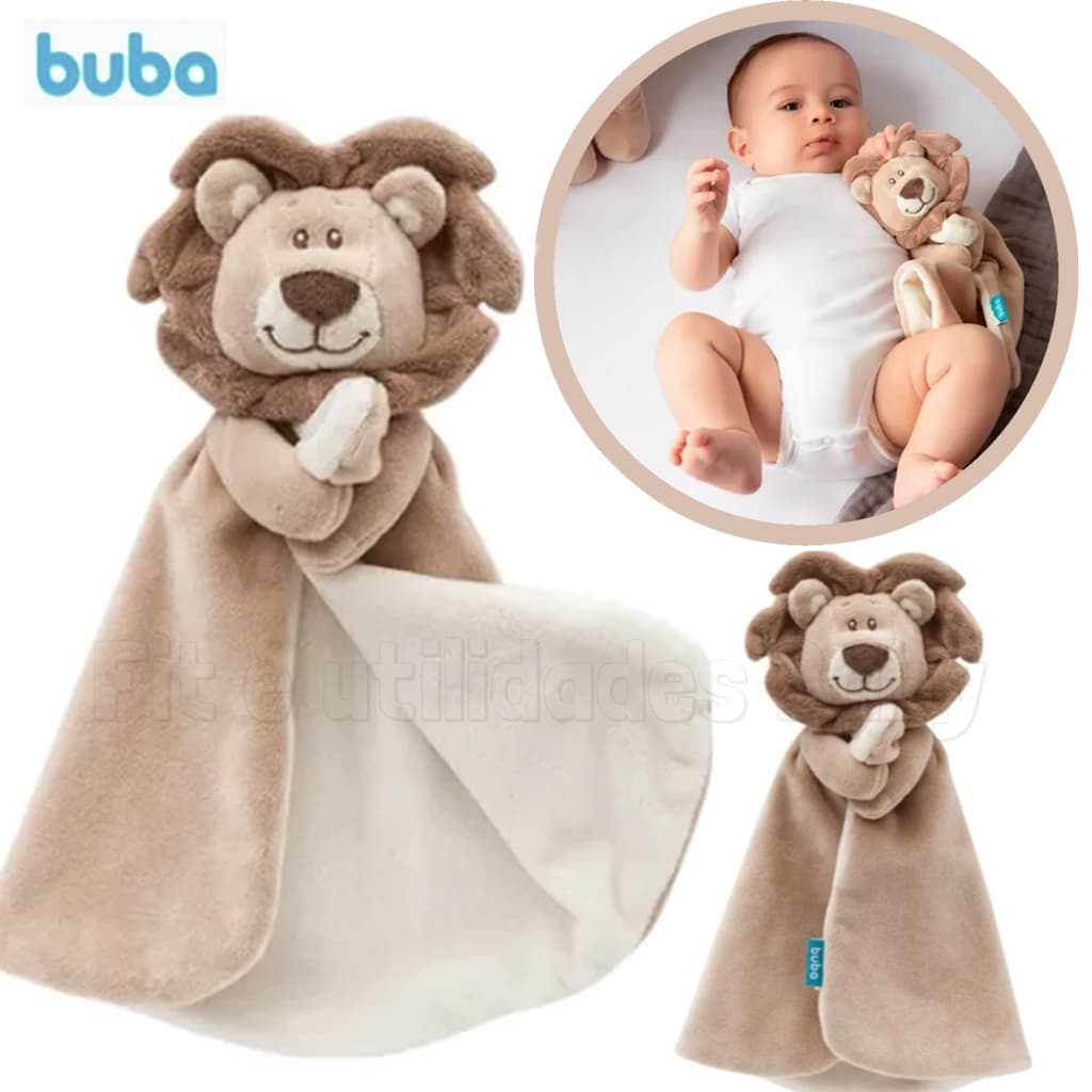 Naninha Buba para bebe de Pano Antialérgica Pelúcia  BUBA
