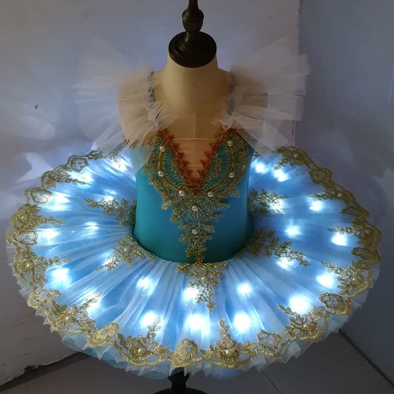 ☀ Fantasia De Ballet Performance Toddler Novo Estilo Pettiskirt Pequeno Cisne Lago Princesa Infantil Com Lantejoulas Cos