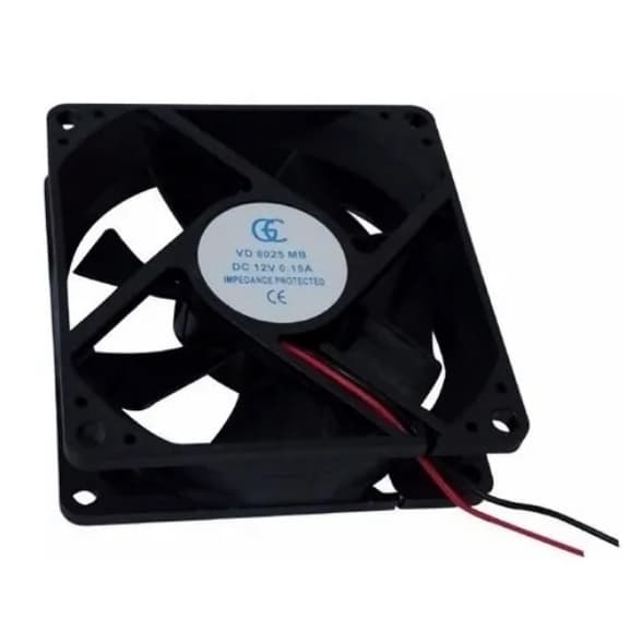 Micro Ventilador Ventoinha Purificador 80x80x25 Gc Fan Cooler 12v 0,15a  80mm