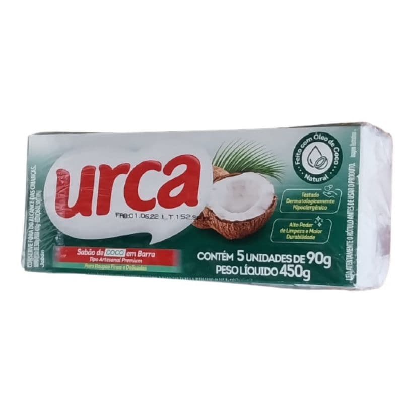 Sabão Urca de coco em barra