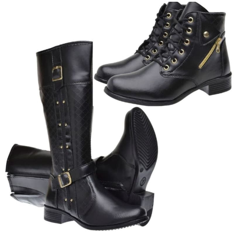 Kit Bota Montaria e Coturno 229 e 201, Lindas e confortáveis