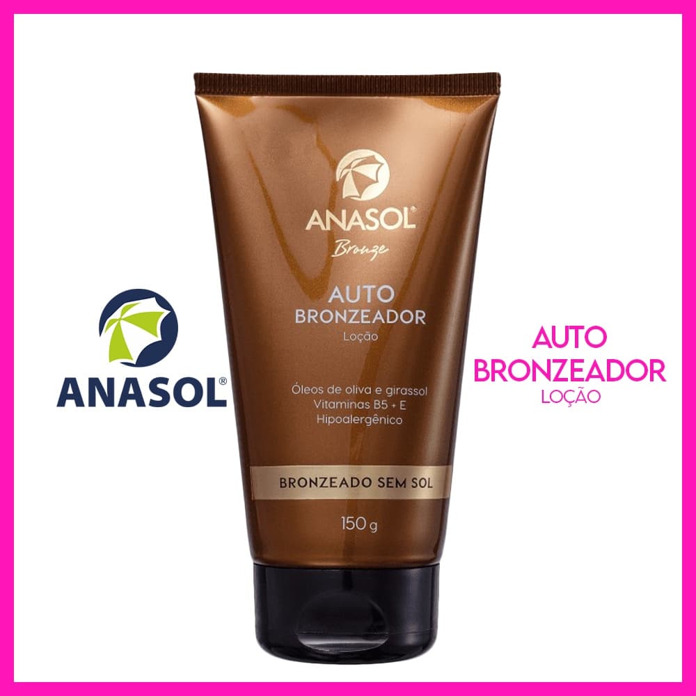 Anasol Autobronzeador 150g (Fórmula hidratante, não pegajosa, que simula o tom da pele bronzeada naturalmente)