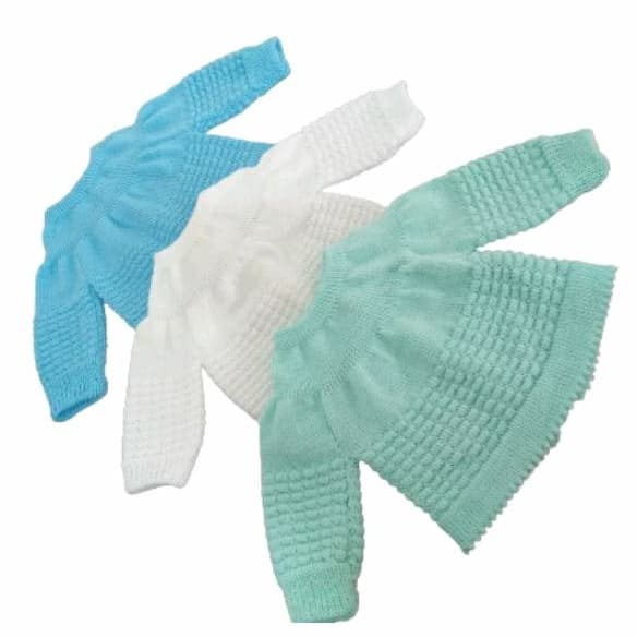 3 casacos de lã recém nascido