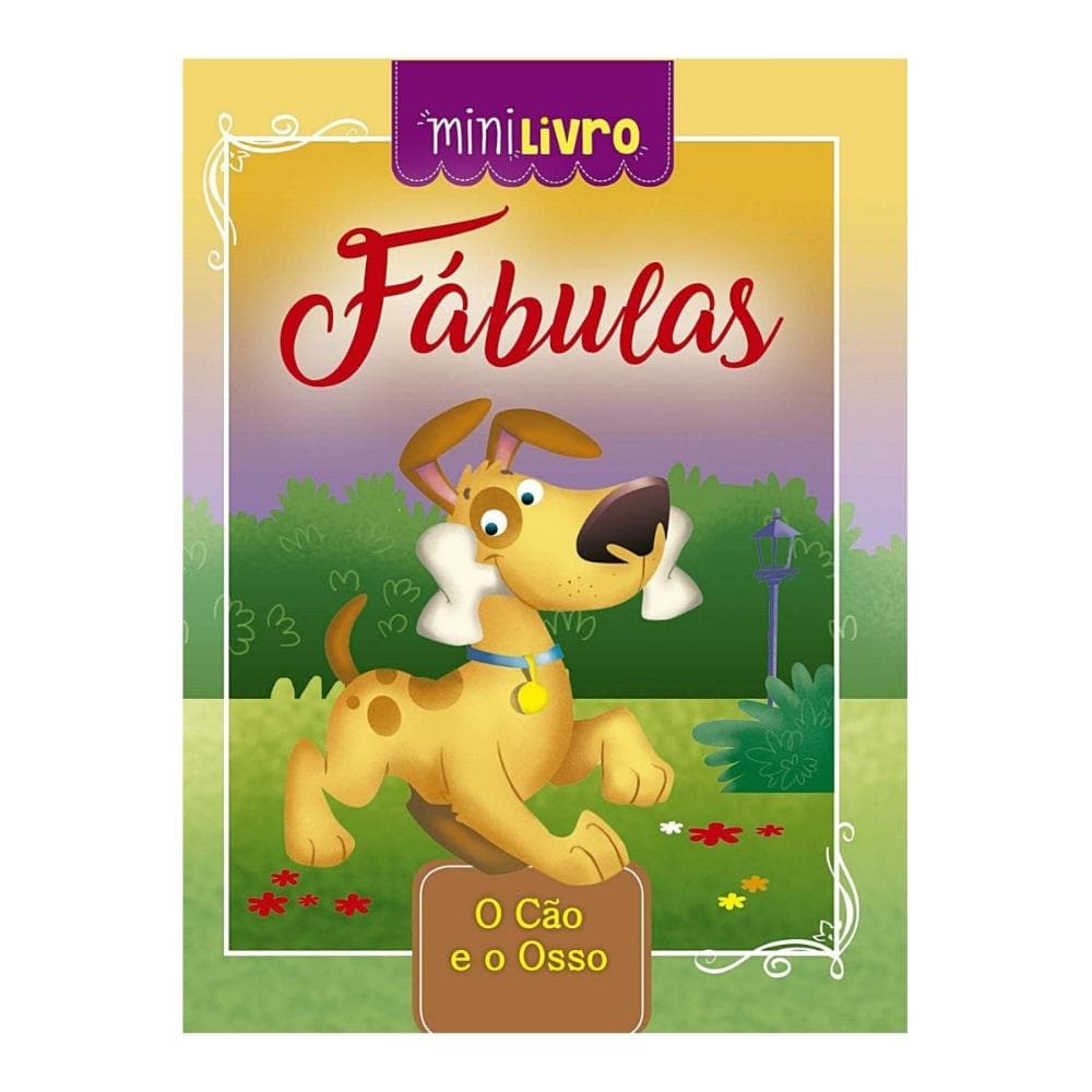 Mini livro: Fábulas - O cão e o osso