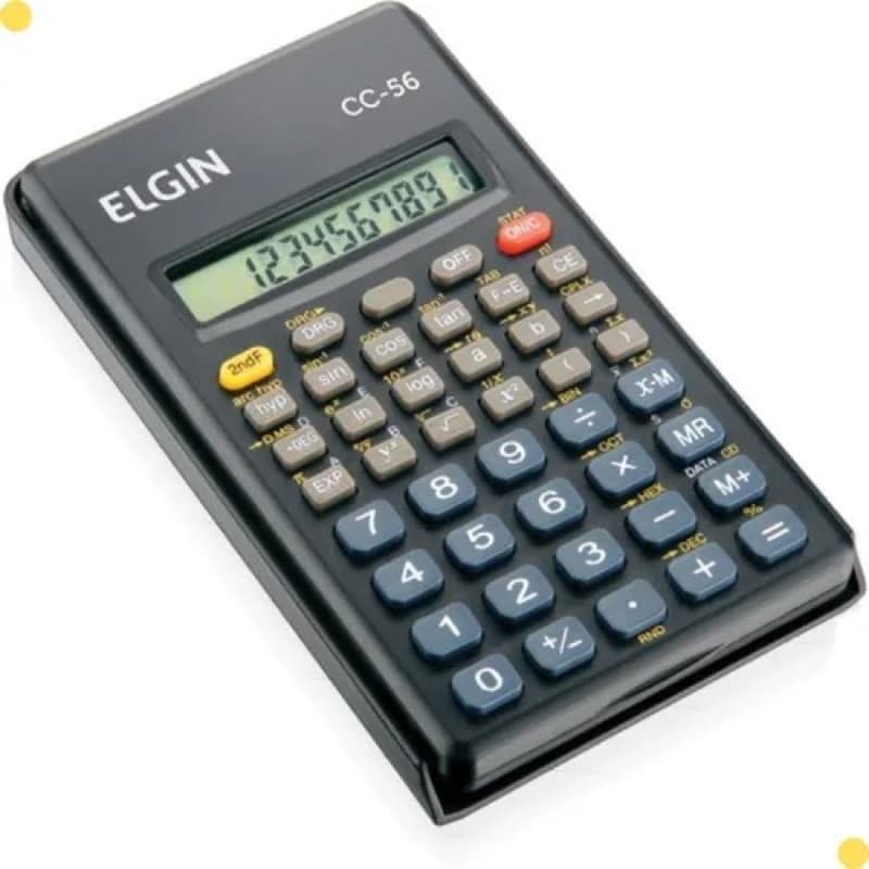 Calculadora Cientifica Elgin Com 56 Funções - 10 Dígitos