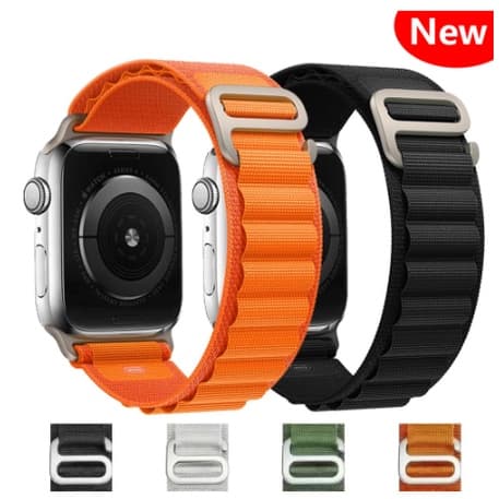 Pulseira Alpino para Relógio Inteligente Smartwatch e Apple Watch 49mm 45mm 44mm 42mm 41mm 40mm 38mm