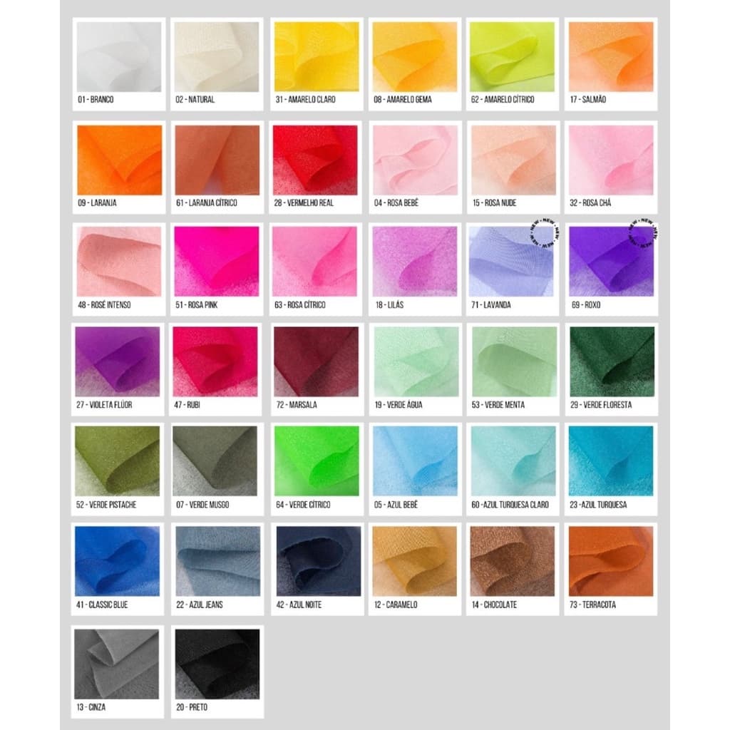 Decortela / Tela Escócia para Scrapbook, Forminhas, etc - CORES LISAS